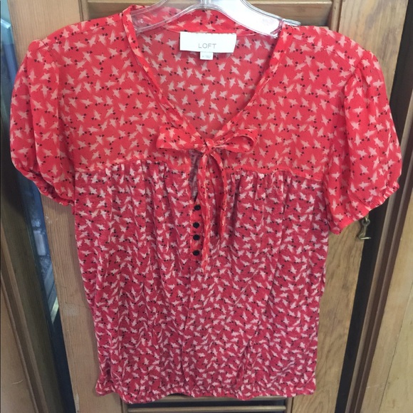 LOFT Tops - Ann Taylor Print Blouse